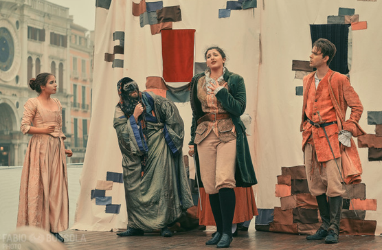 Théâtre, le Triomphe d'Arlequin comédia dell' Arte